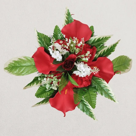 Ритуальные венки в форме полянки